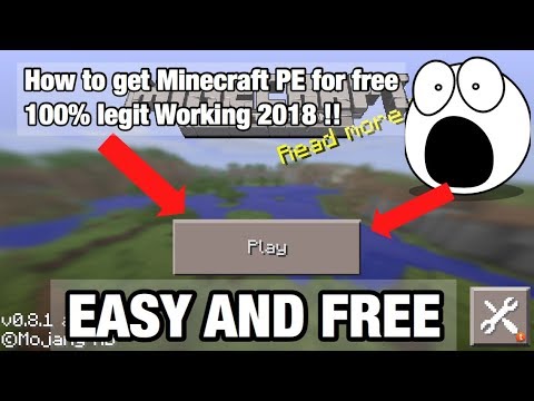 How To Download Minecraft Pe For Free Android 2017